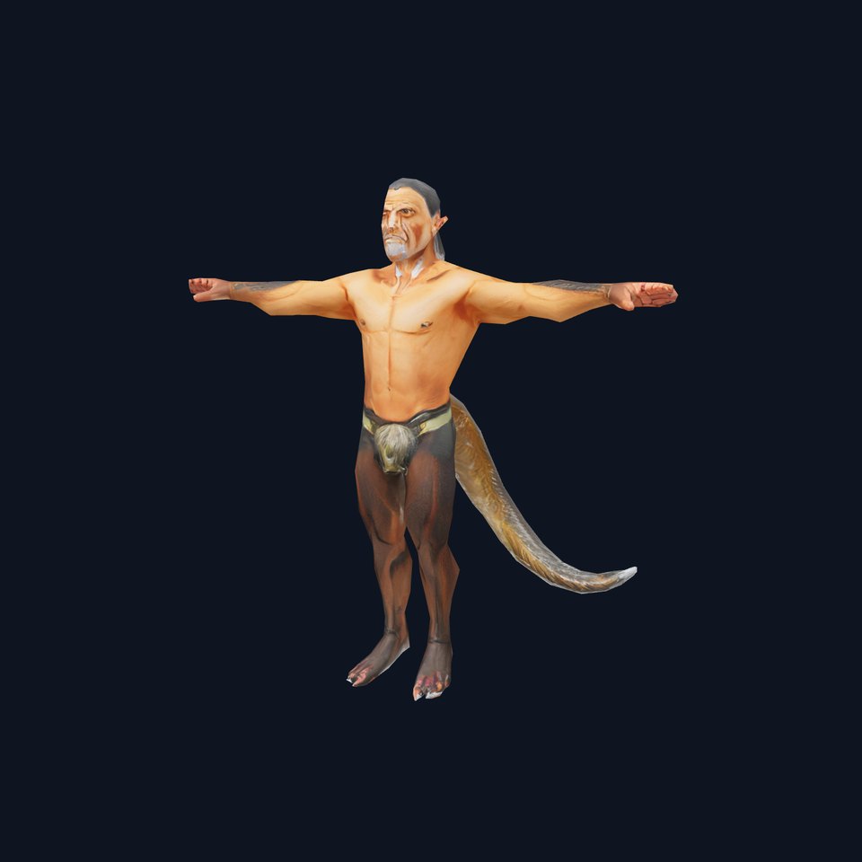 Mythical Satyr Character model pack